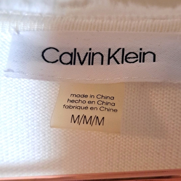 Calvin Klein Cropped Faux Fur Jacket Medium - Picture 4 of 11